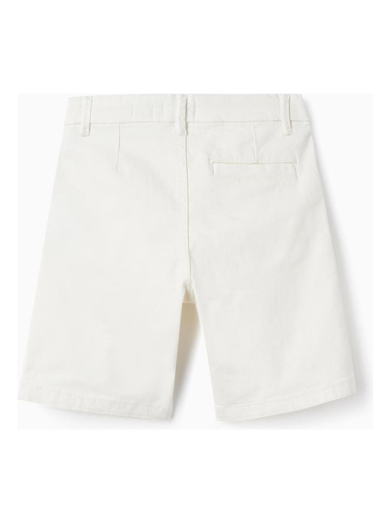 Short chino blancs pour garçon PICASSO Blanc - Kiabi