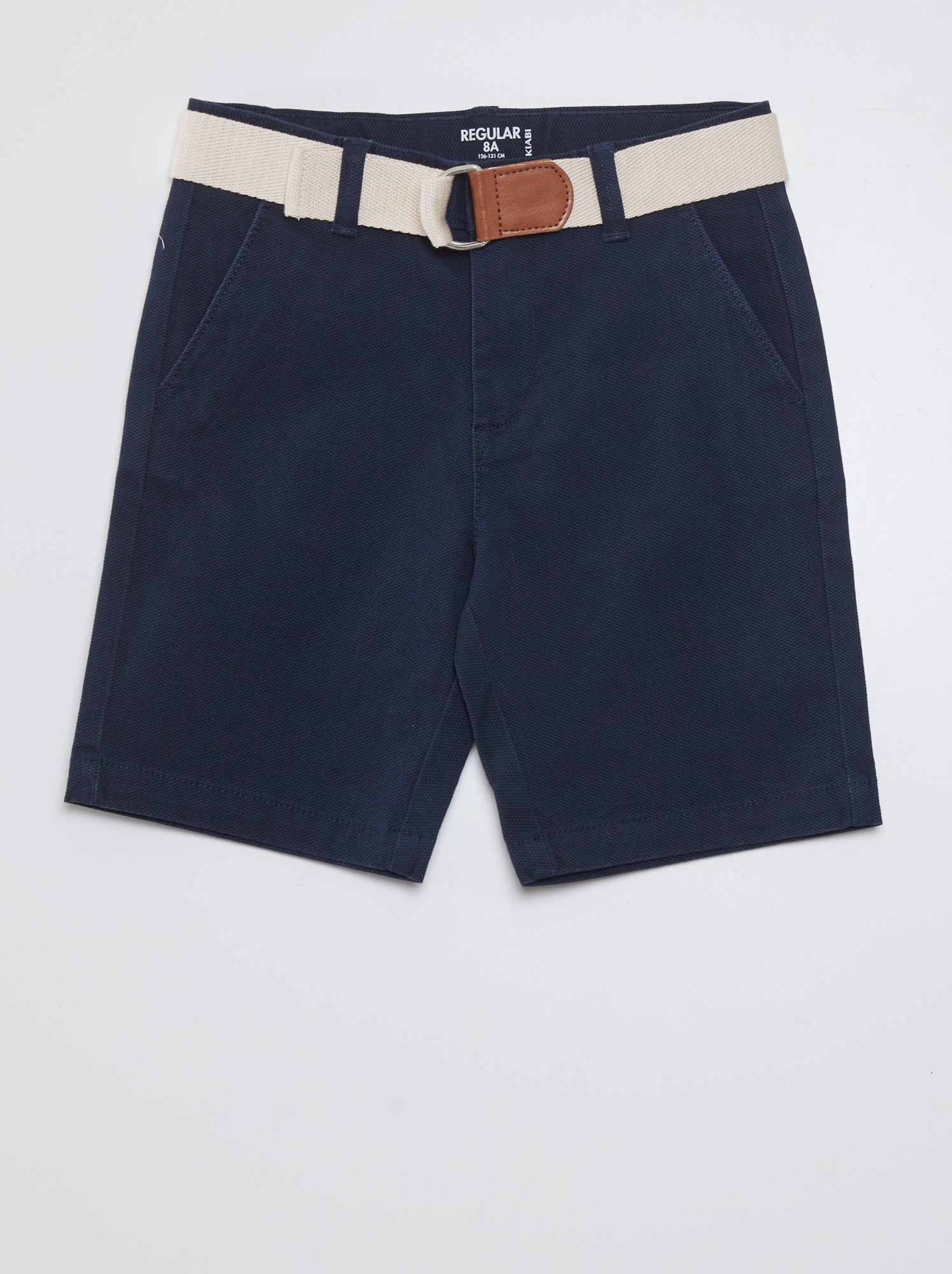 Cravate tricot bleu marine à rayures bordeaux