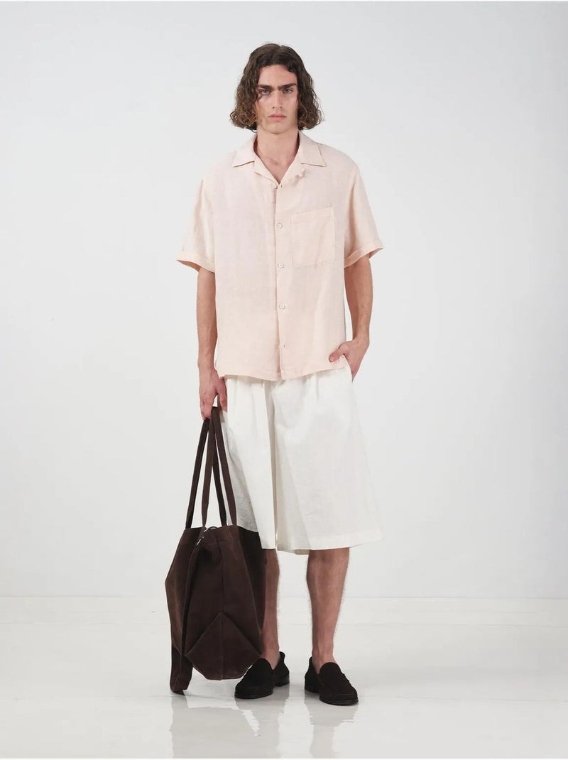 Short chino décontracté pour homme avec cordon de serrage à la taille giesto Blanc - Kiabi