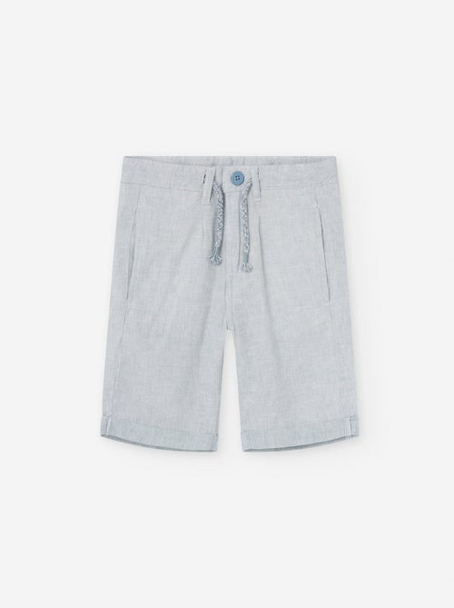 Short Chino en Coton et Lin - Kiabi