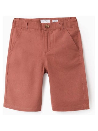 Short Chino en Coton et Lin
