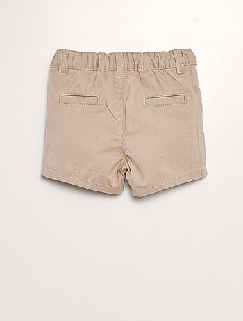 Short chino en twill
