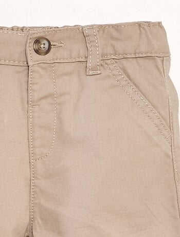 Short chino en twill