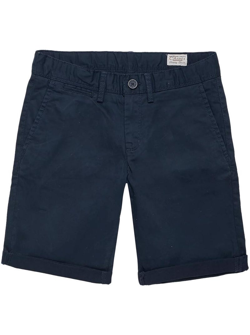Short Chino Garçon Teddy Smith Bleu marine - Kiabi