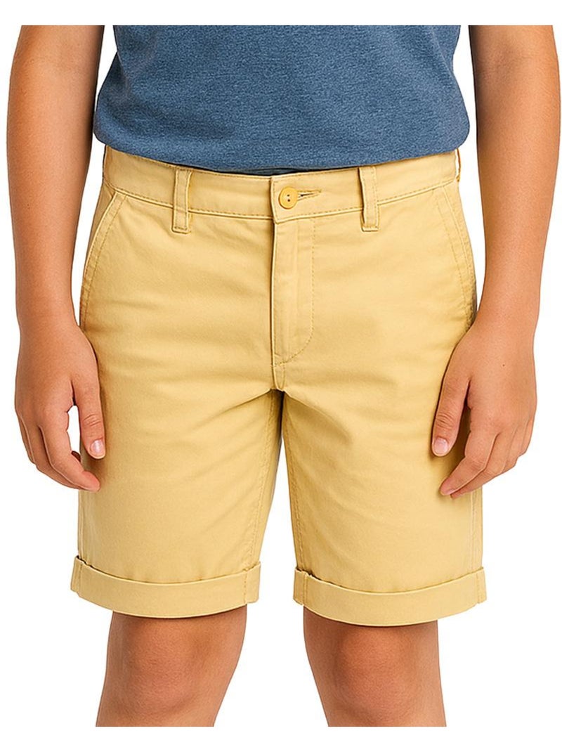 Short chino garçon teddy smith Jaune - Kiabi