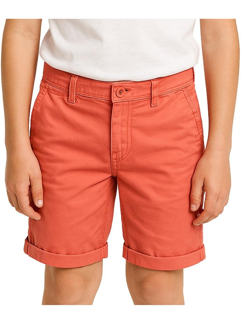 Short chino garçon teddy smith Orange - Kiabi