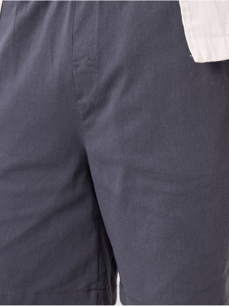Short chino homme coupe regular tommy Gris Noir - Kiabi