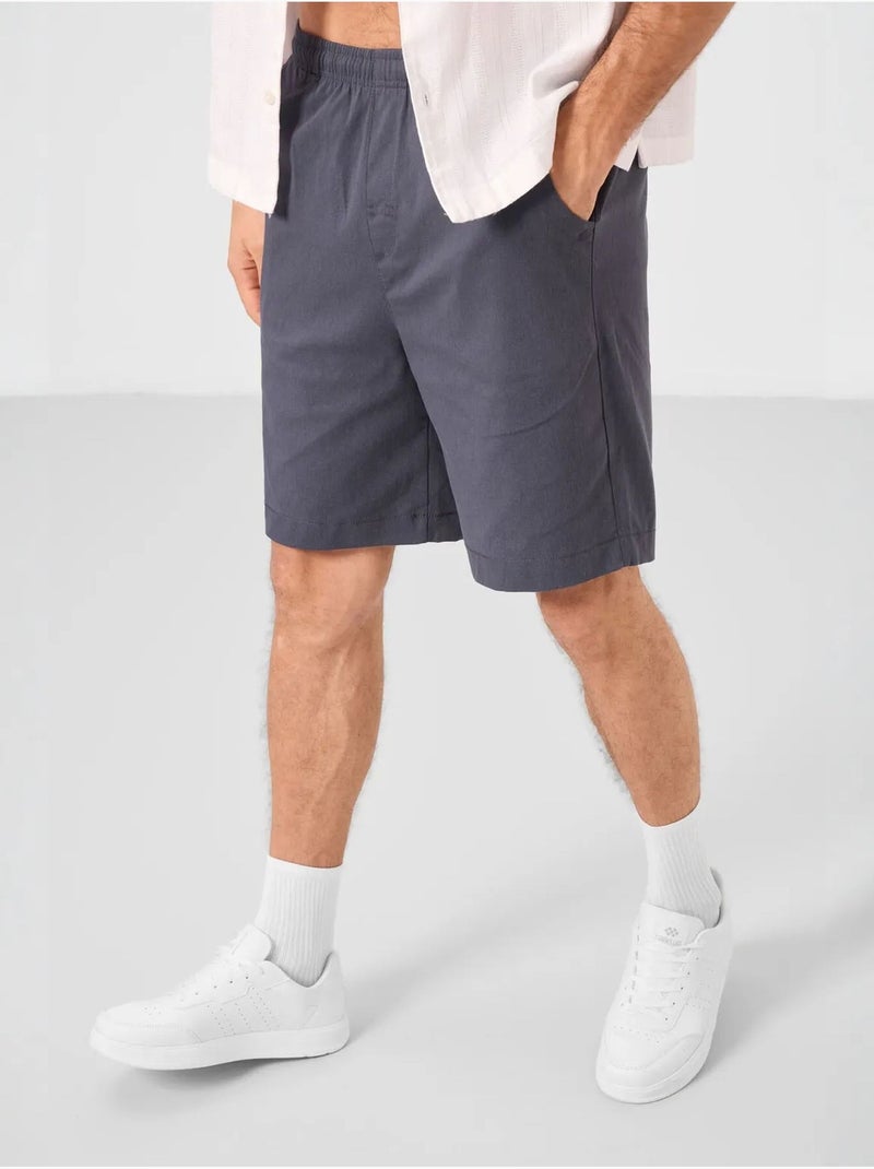 Short chino homme coupe regular tommy Gris Noir - Kiabi