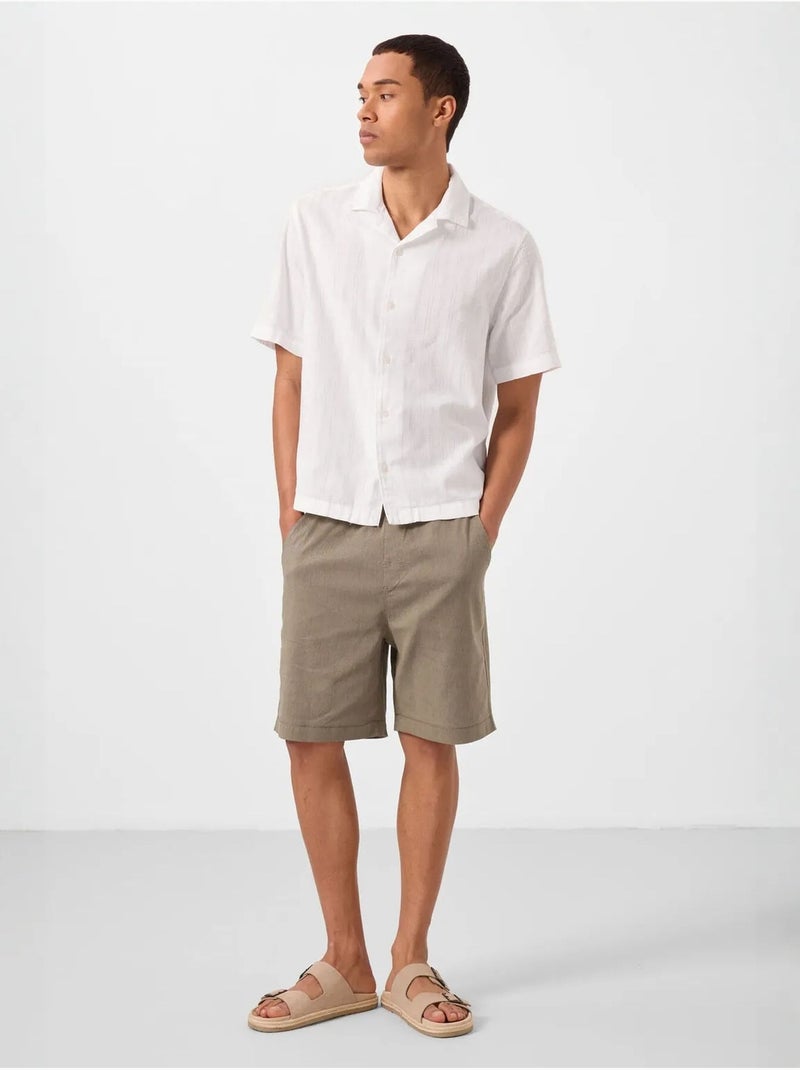 Short chino homme coupe regular tommy Kaki - Kiabi