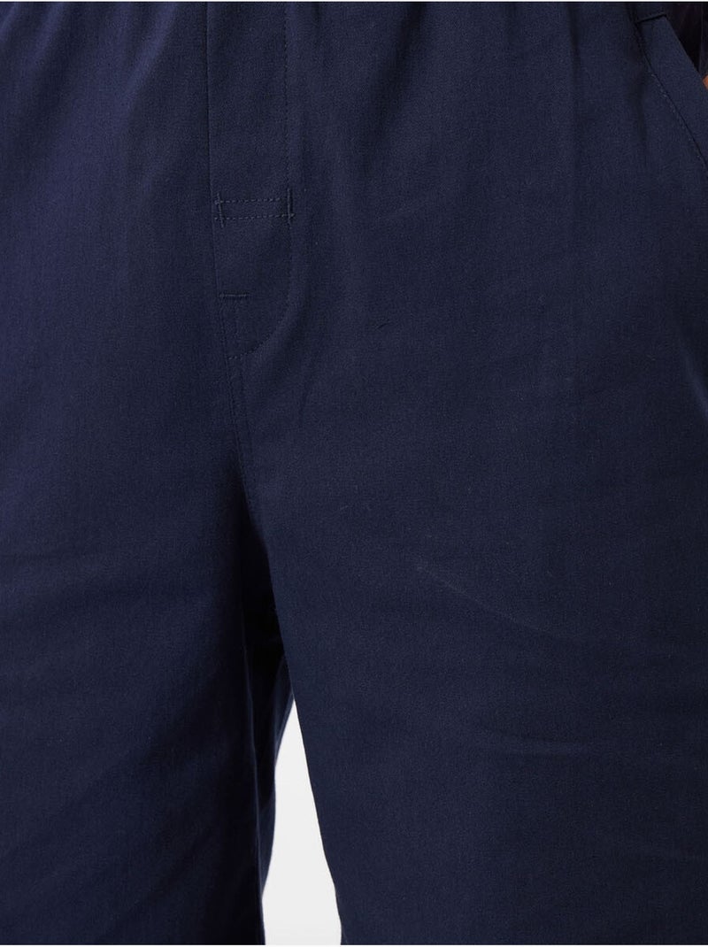Short chino homme en tissu tissé tommy Bleu marine - Kiabi