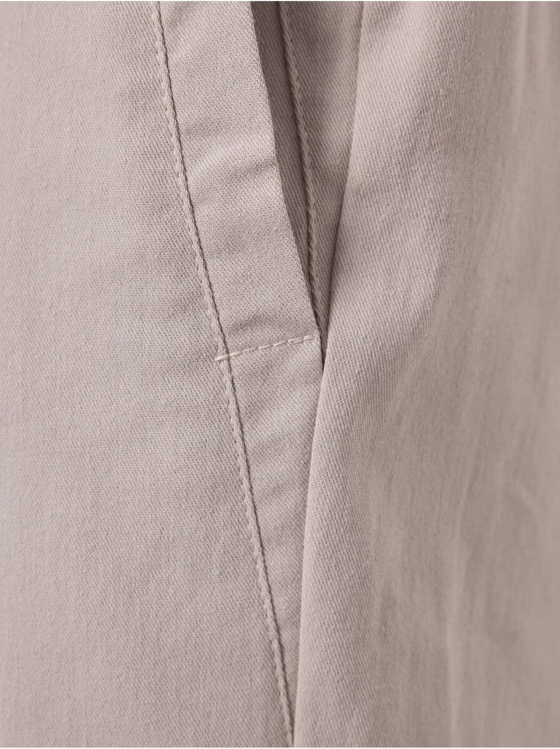 Short chino homme en tissu tissé tommy Sable - Kiabi
