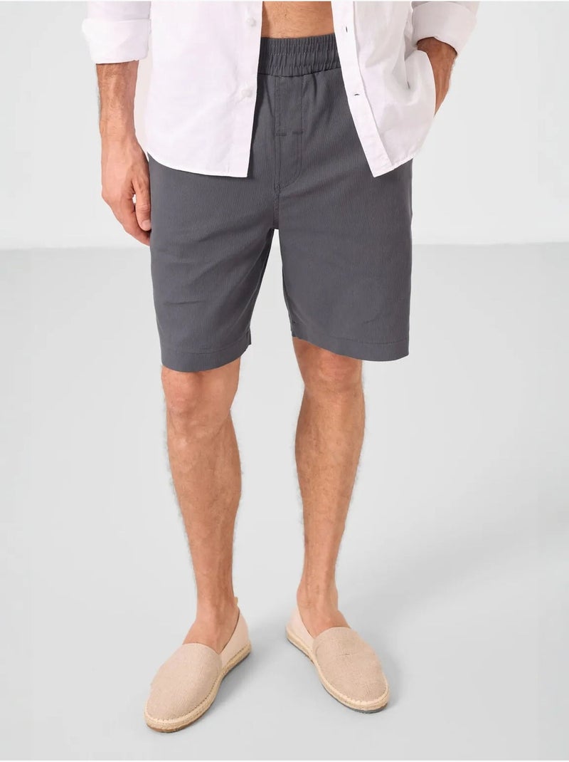 Short chino homme tommy Gris Noir - Kiabi