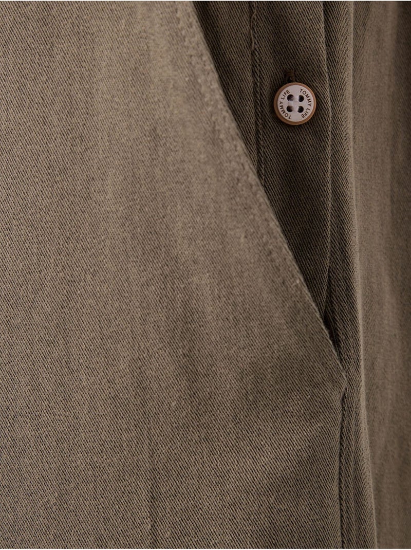 Short chino homme tommy Kaki - Kiabi