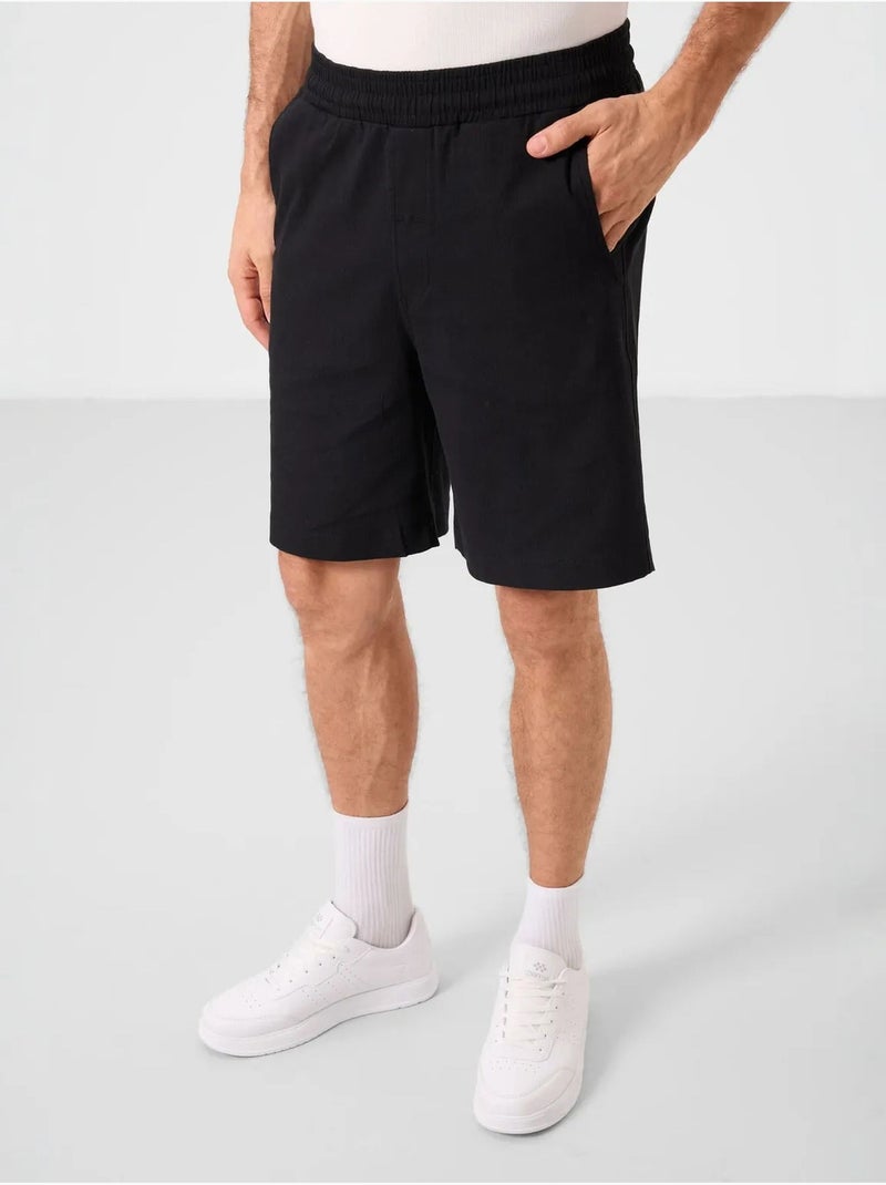 Short chino homme tommy Noir - Kiabi