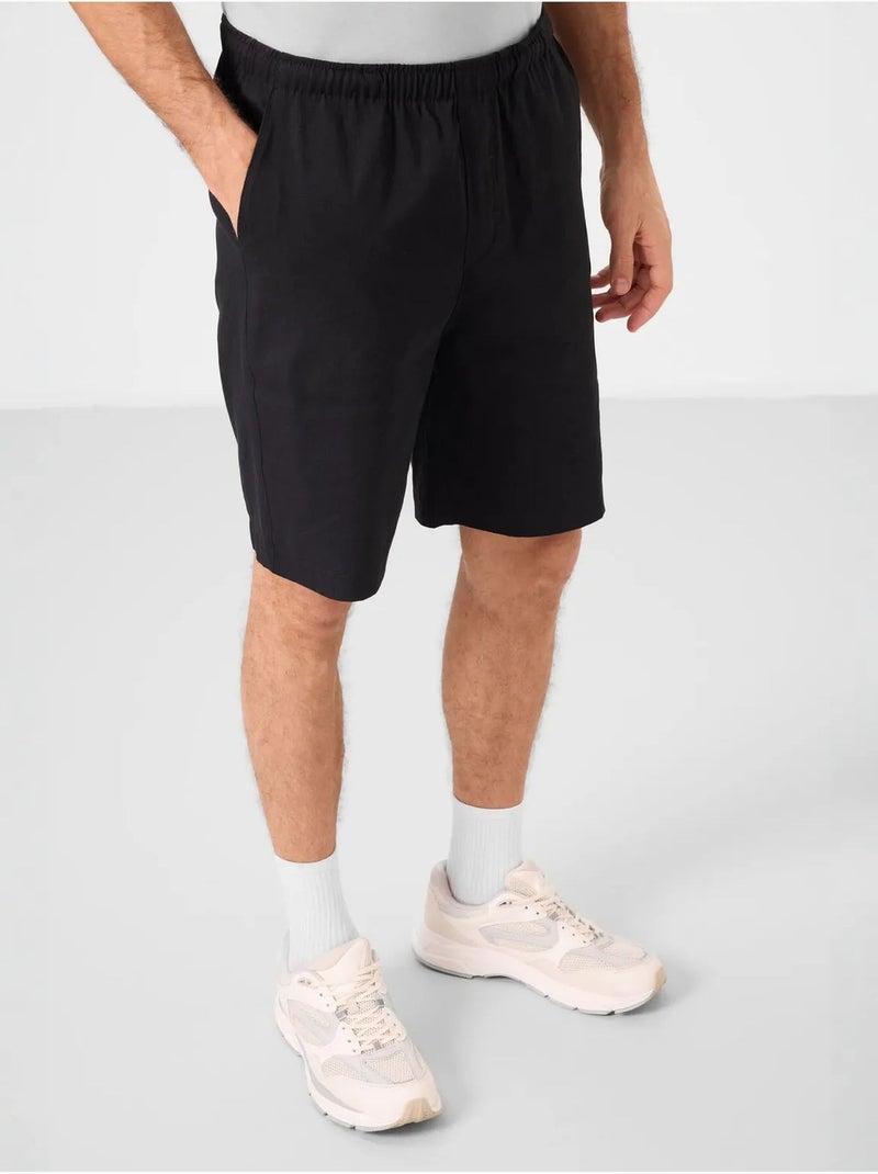 Short chino homme tommy Noir - Kiabi