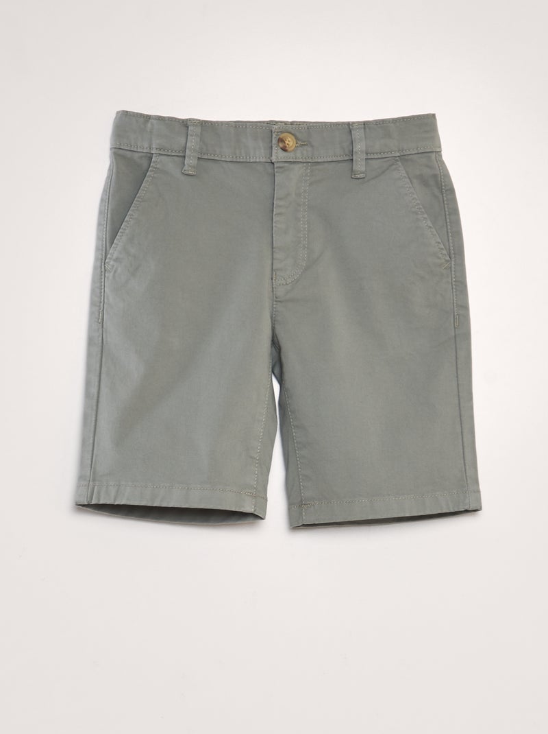 Short chino Kaki - Kiabi