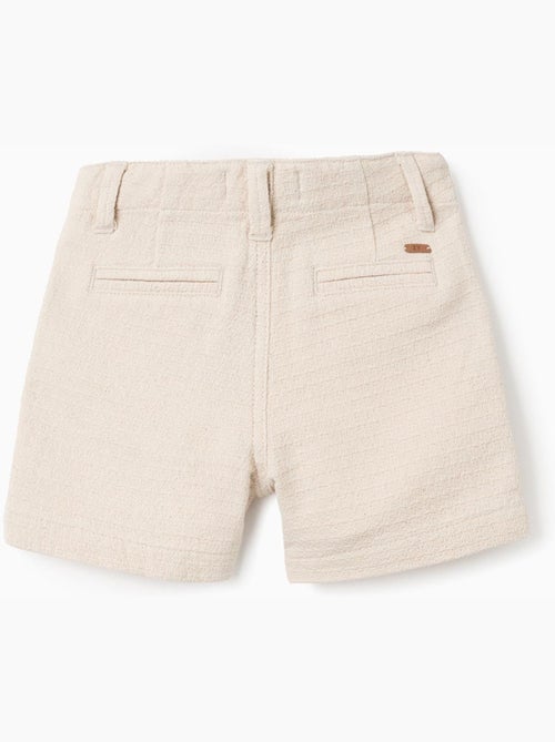 Short chino midi en coton dobby - Kiabi