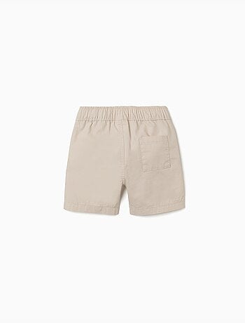 Short chino midi en popeline