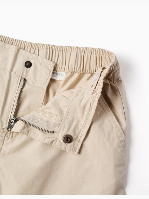 Short chino midi en popeline - Kiabi