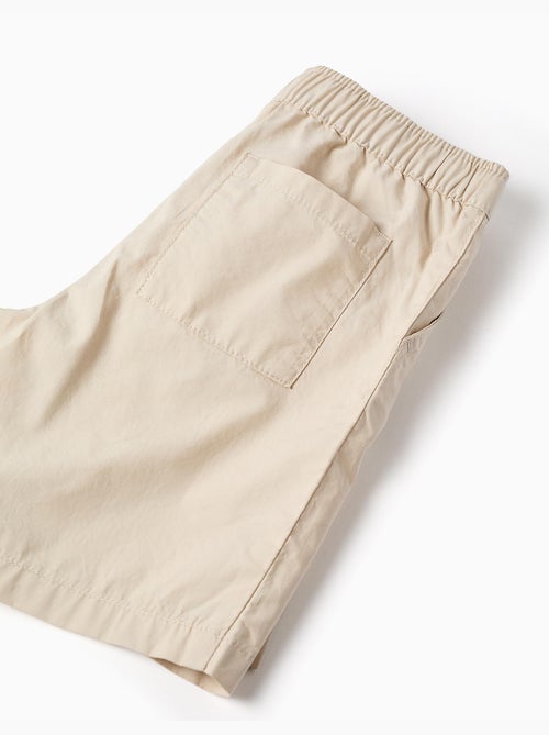 Short chino midi en popeline - Kiabi