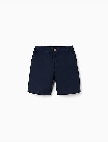 Short chino midi en popeline