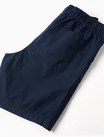 Short chino midi en popeline