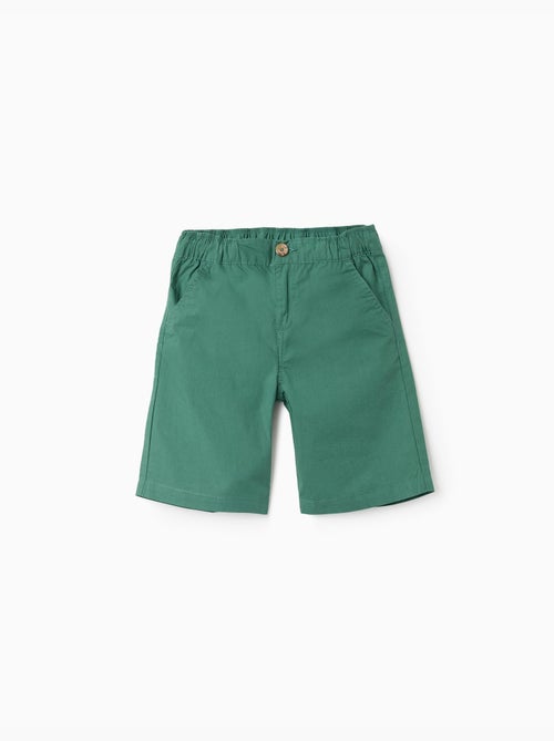 Short chino midi en popeline - Kiabi Short chino midi en popeline - Kiabi
