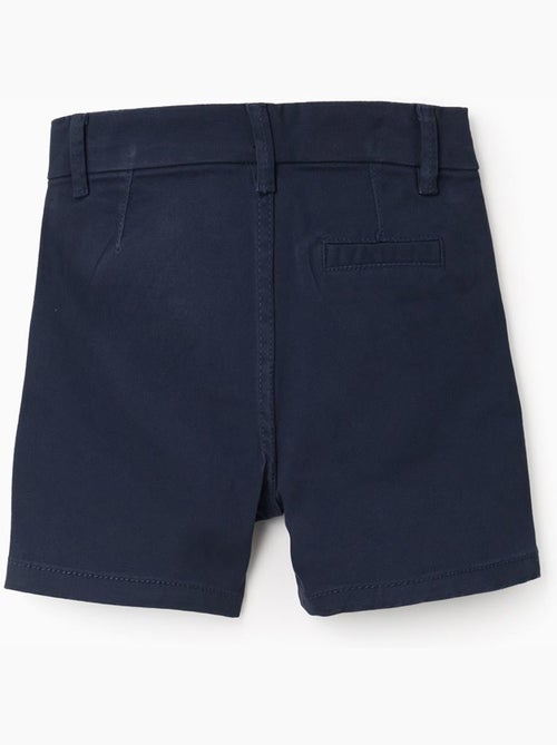Short chino midi en sergé avec poches - Kiabi