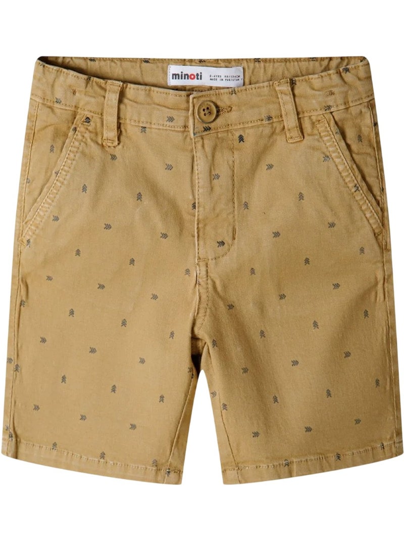 Short chino motif/style imprimé - minoti Beige - Kiabi