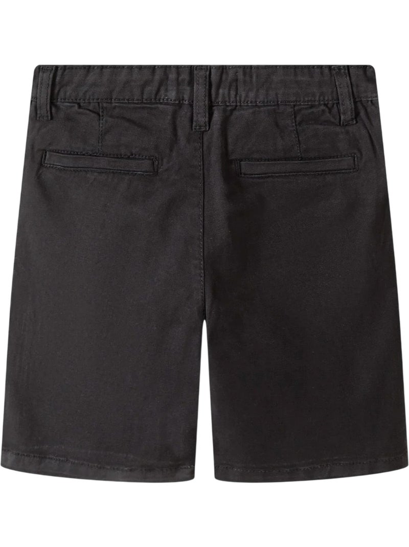 Short chino motif/style uni - minoti Noir - Kiabi