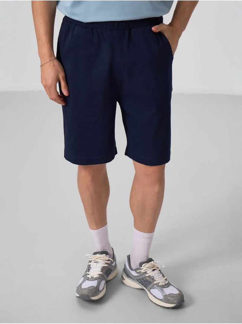 Short chino tissé pour homme tommy Bleu marine - Kiabi