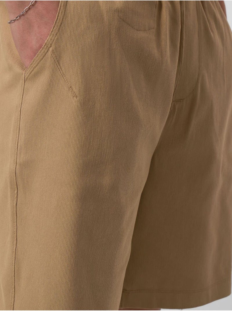 Short chino tissé pour homme tommy Camel - Kiabi