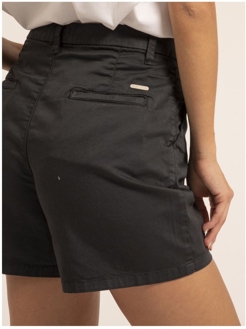 Short chino XIMENA Bleu marine - Kiabi