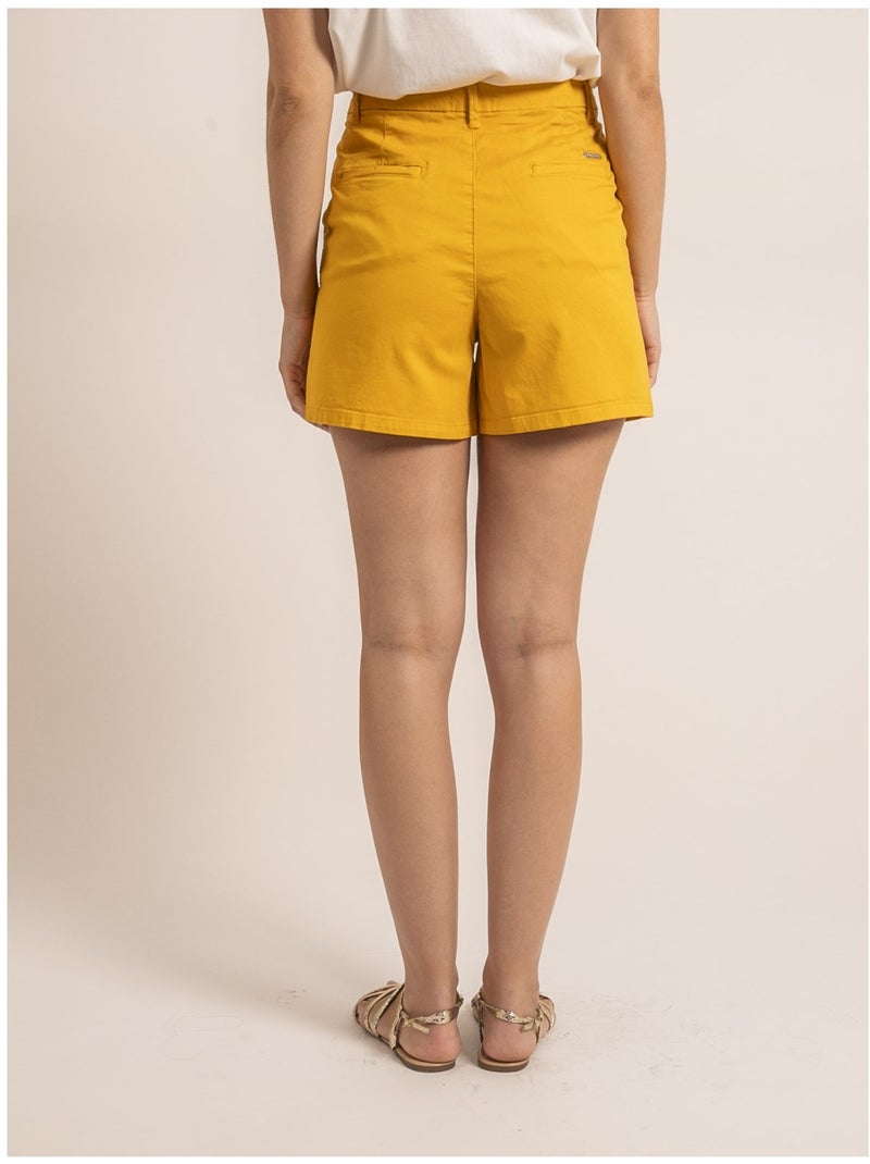 Short chino XIMENA Moutarde - Kiabi