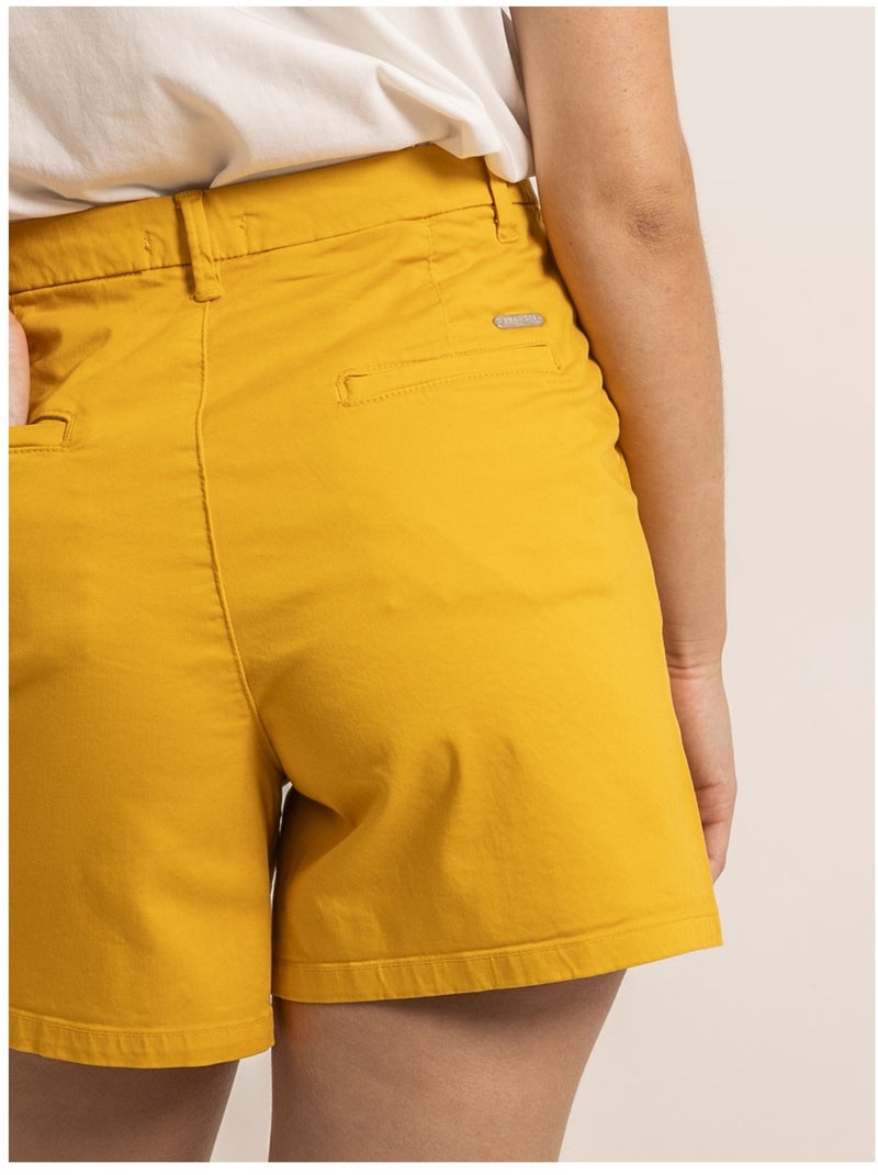 Short chino XIMENA Moutarde - Kiabi
