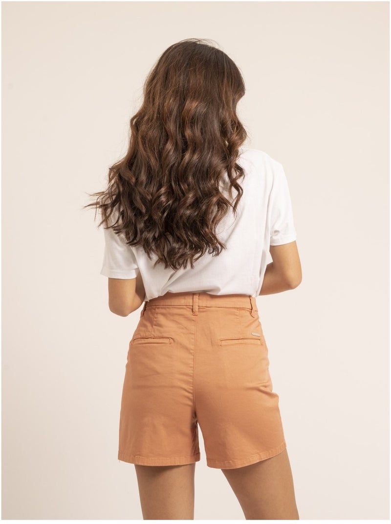 Short chino XIMENA Orange - Kiabi