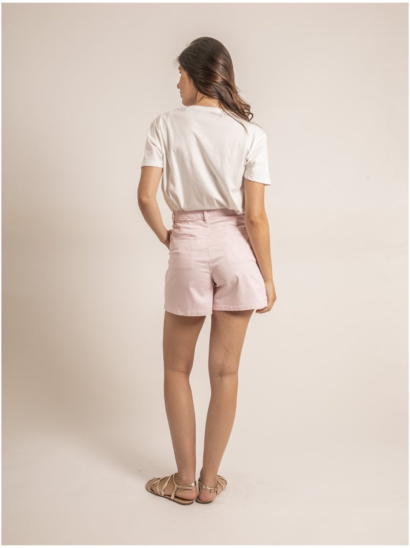 Short chino XIMENA Rose - Kiabi
