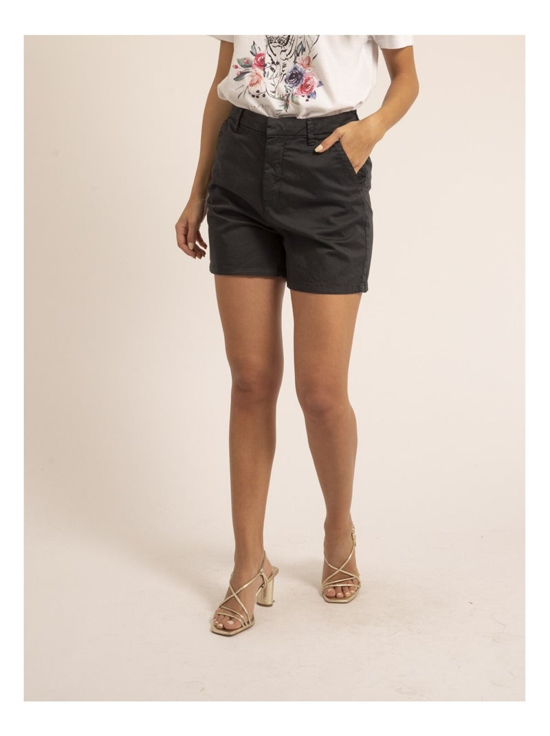 Short chino XIMENA Vert d'eau - Kiabi