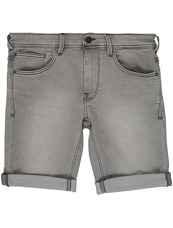 Short en jean gris garçon Teddy Smith