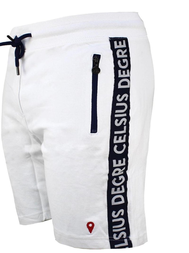 Short   CLAY - DEGRE CELSIUS Blanc - Kiabi