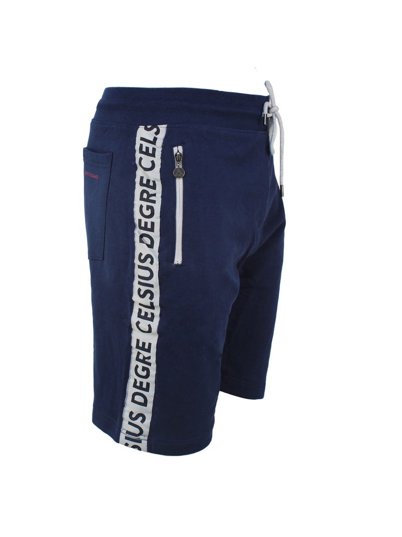 Short   CLAY - DEGRE CELSIUS Bleu marine - Kiabi