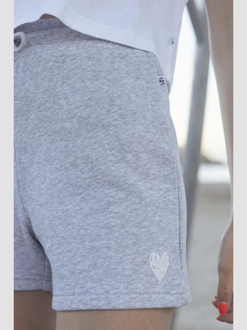Short COLAGI 'Le Temps Des Cerises' Gris - Kiabi