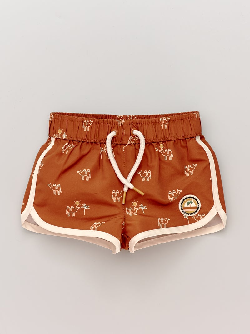 Short colorblock Marron - Kiabi