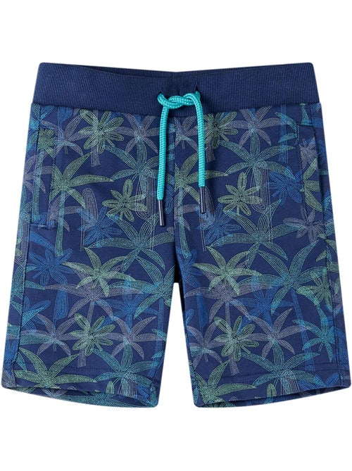 Short coton 100% à imprimé végétal avec cordon - vidaxl - Kiabi
