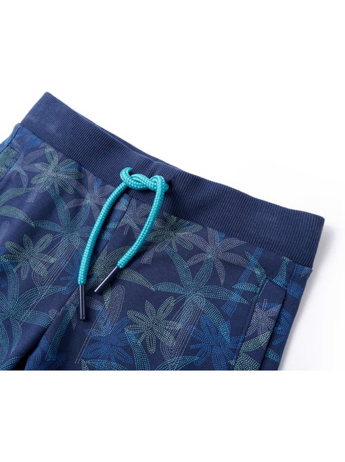 Short coton 100% à imprimé végétal avec cordon - vidaxl - Kiabi
