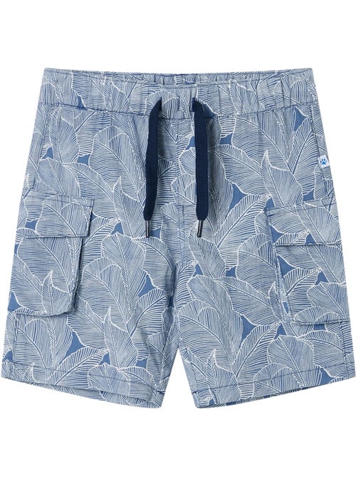 Short coton à imprimé feuilles tropicales - vidaxl - Kiabi