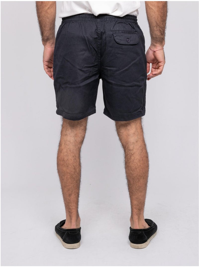 Short coton CASSIS Bleu marine - Kiabi