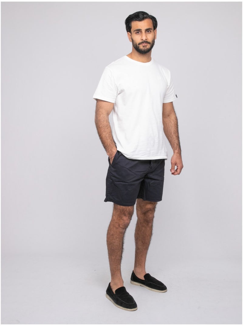 Short coton CASSIS Bleu marine - Kiabi