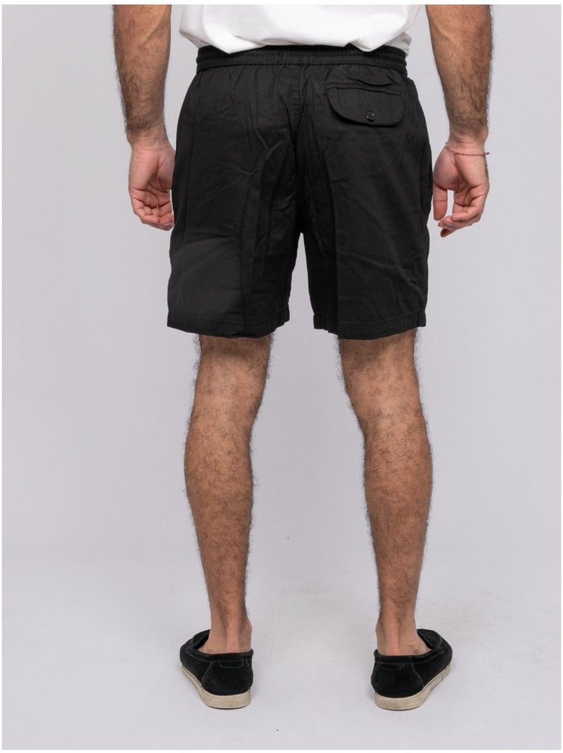 Short coton CASSIS Noir - Kiabi