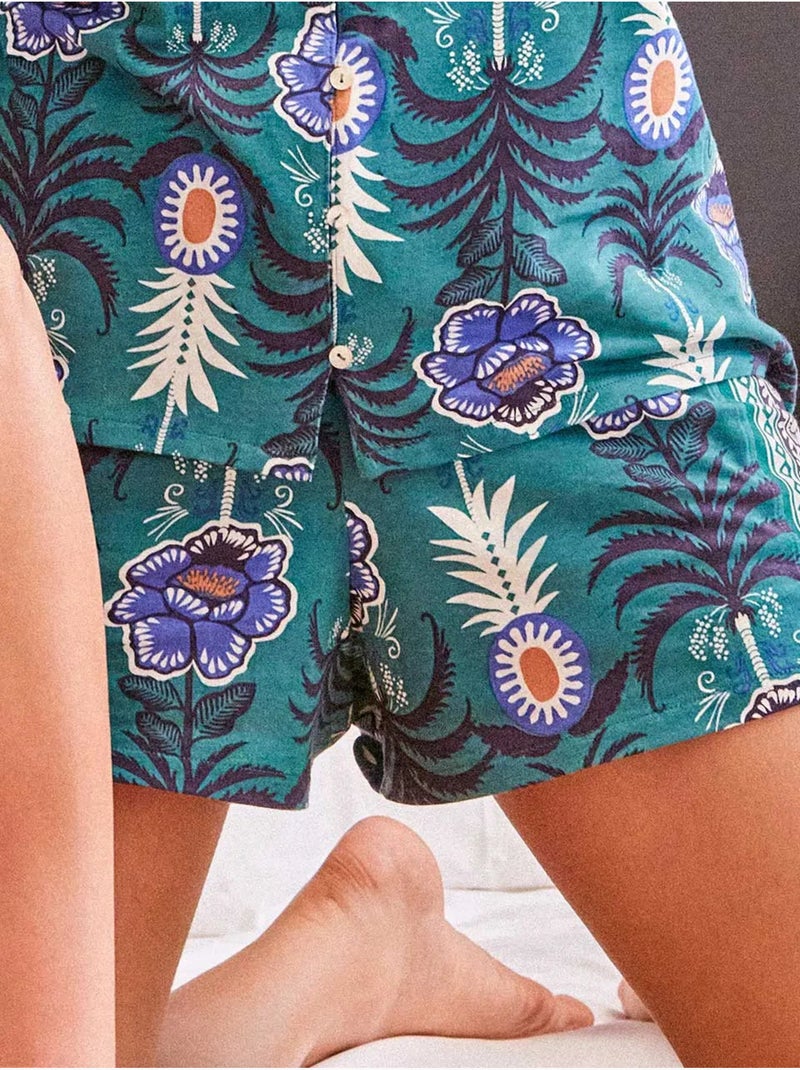 Short coton imprimé ananas Multicolore - Kiabi